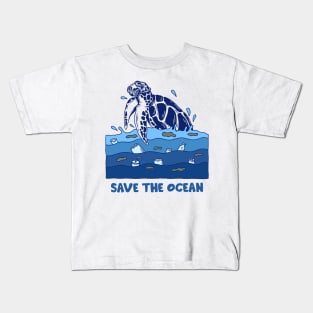 Save the ocean project - 2 Kids T-Shirt